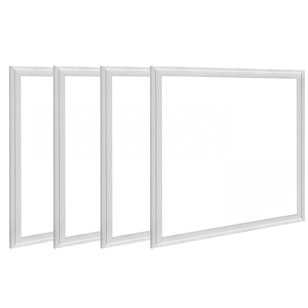 Plafones Cuadrados Promo X4 Unidades Led Luz Fría 60x60cm Plafones Cuadrados Promo X4 Unidades Led Luz Fría 60x60cm