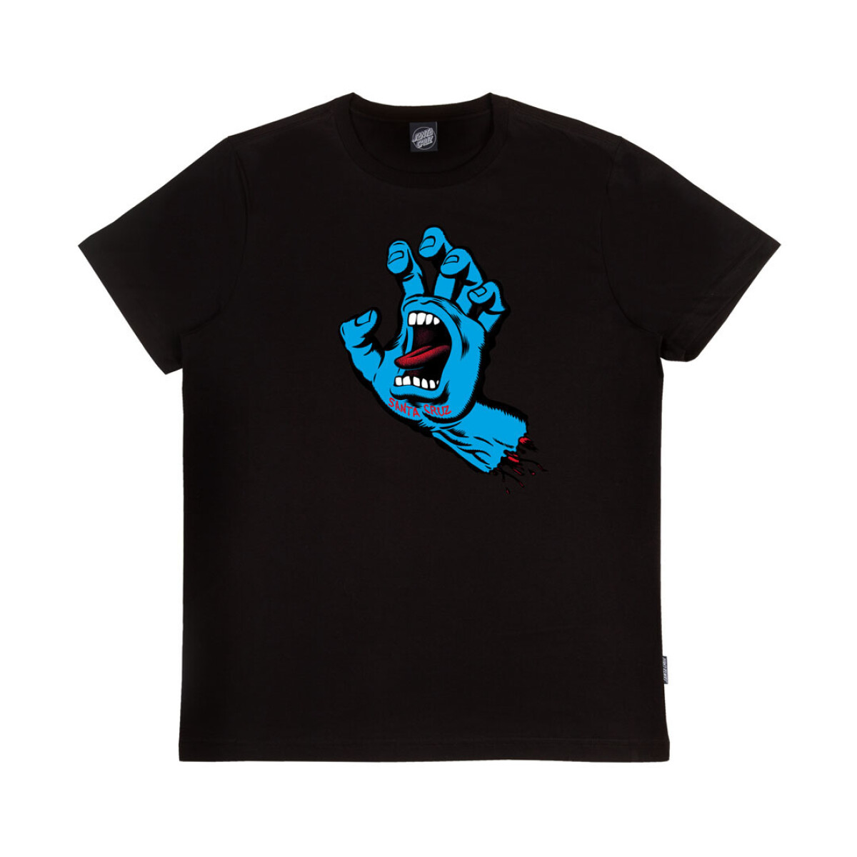 Remera Santa Cruz Screaming Hand Front - Negro 