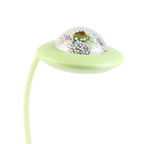 Lámpara Veladora Infantil Animales Flexible Verde
