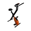 Bicicleta Fija Ergométrica Plegable Altura Ajustable Naranja