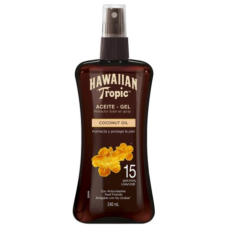 Aceite protector con filtro solar en spray Hawaiian Tropic FPS 15 240ml Aceite protector con filtro solar en spray Hawaiian Tropic FPS 15 240ml