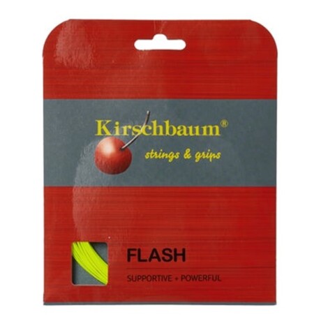Set Encordado Para Raqueta De Tenis Kirschbaum Flash 1.25 mm Amarillo