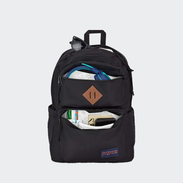 Mochila Jansport Double Break Curry Negro