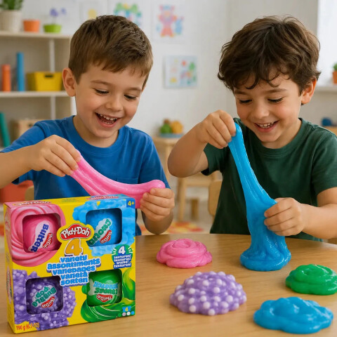 Pack x 4 Slime Variedades Play Doh U