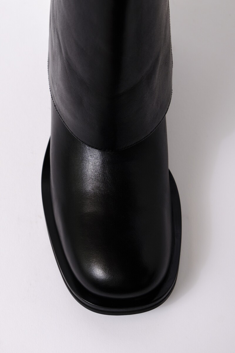 BOTA LARGA SCORPIO STUDDED Negro