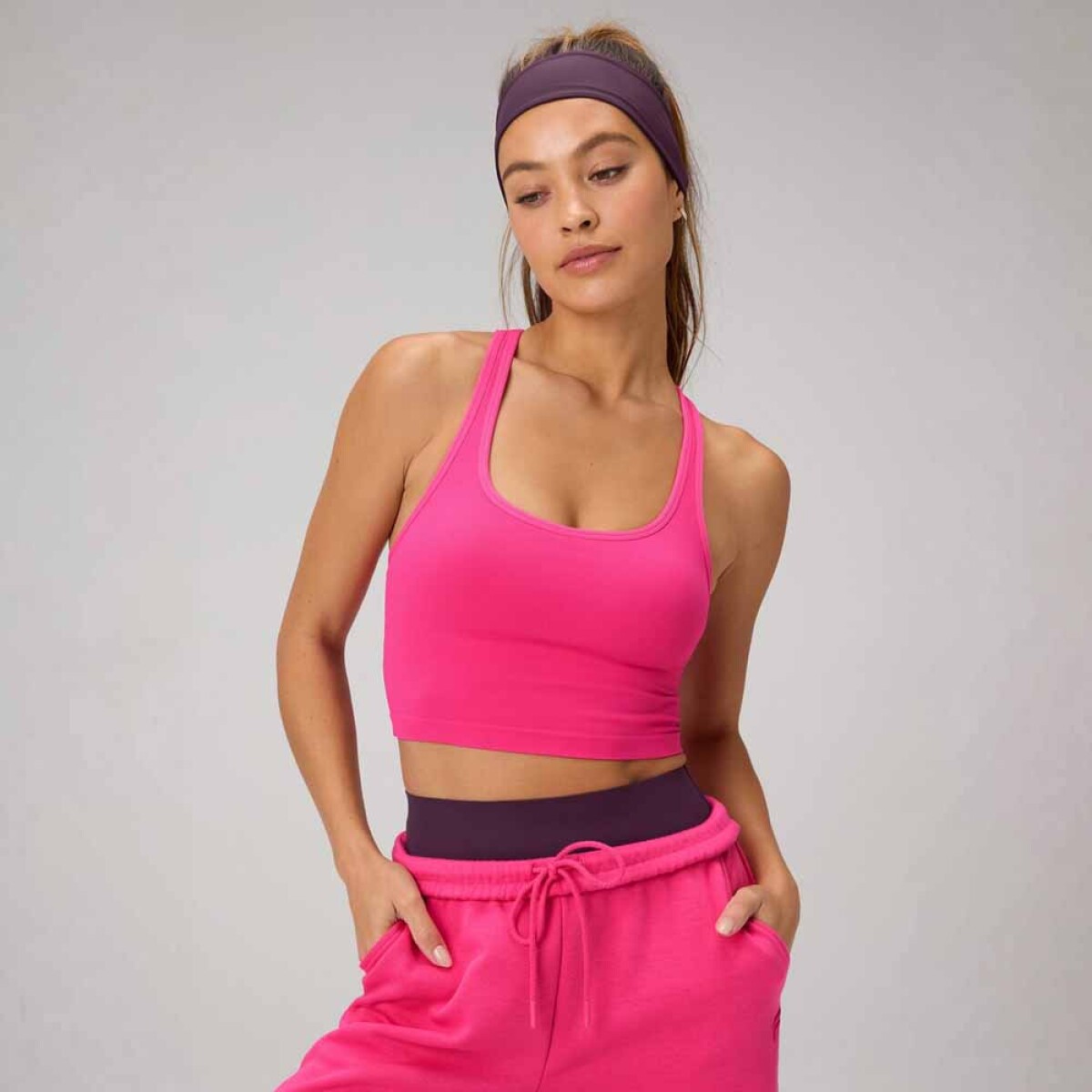 Top Seamless Built-In Bra Mujer 