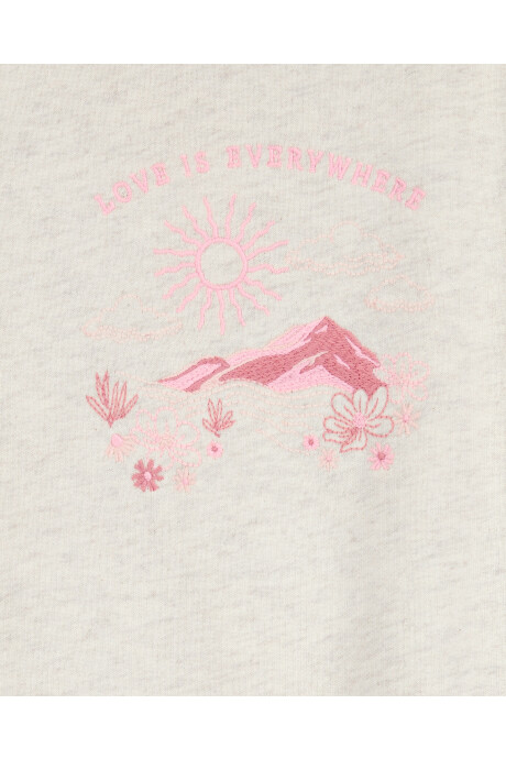 Buzo de algodón, estampado Sin color