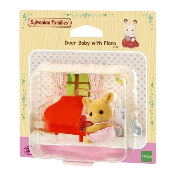 Sylvanian Families Ciervo Bebe Con Piano Juguete Infantil Sylvanian Families Ciervo Bebe Con Piano Juguete Infantil