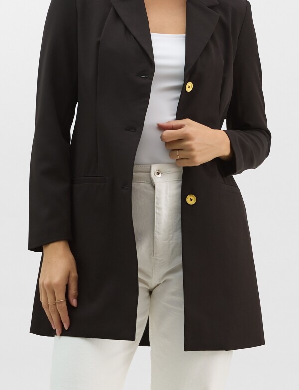 Blazer Office Largo NEGRO