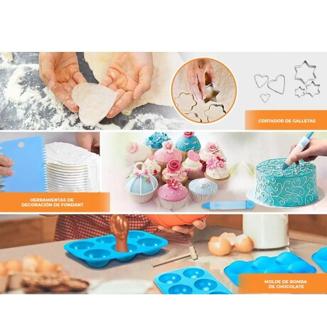 Set de decoración para repostería 236 Piezas Set de decoración para repostería 236 Piezas