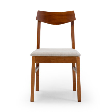 Silla Loop - Tela Rústica Beige / Grapa