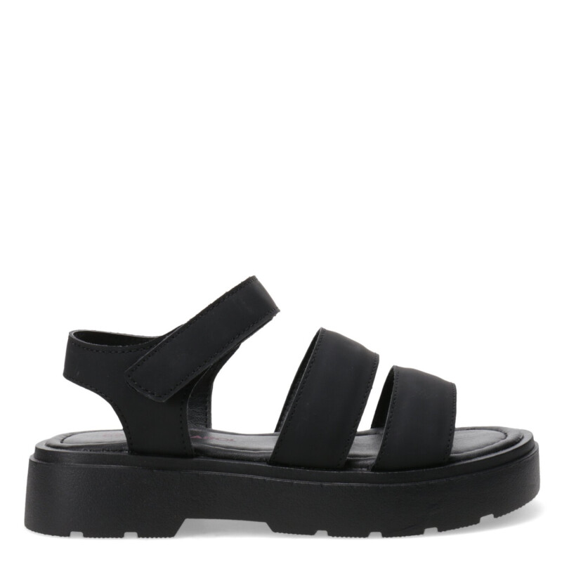 Sandalias de Niña MINI Miss Carol DRAGA con dos tiras Negro