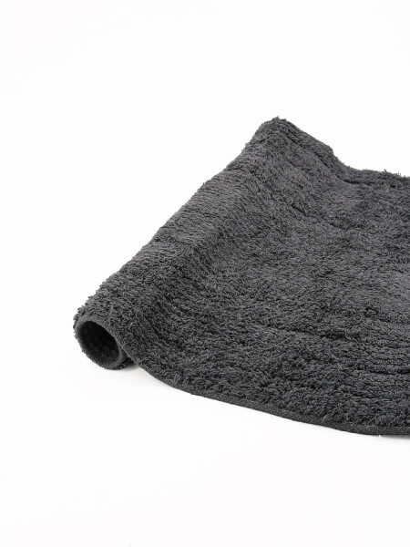 ALFOMBRA DE BAÑO OVAL COTTON GRIS