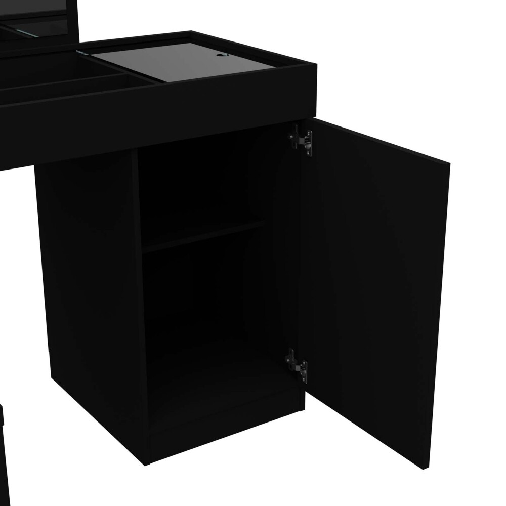 TOCADOR MDP NEGRO CRYSTAL