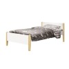 Cama 1 Plaza - Simba Blanco/Natural