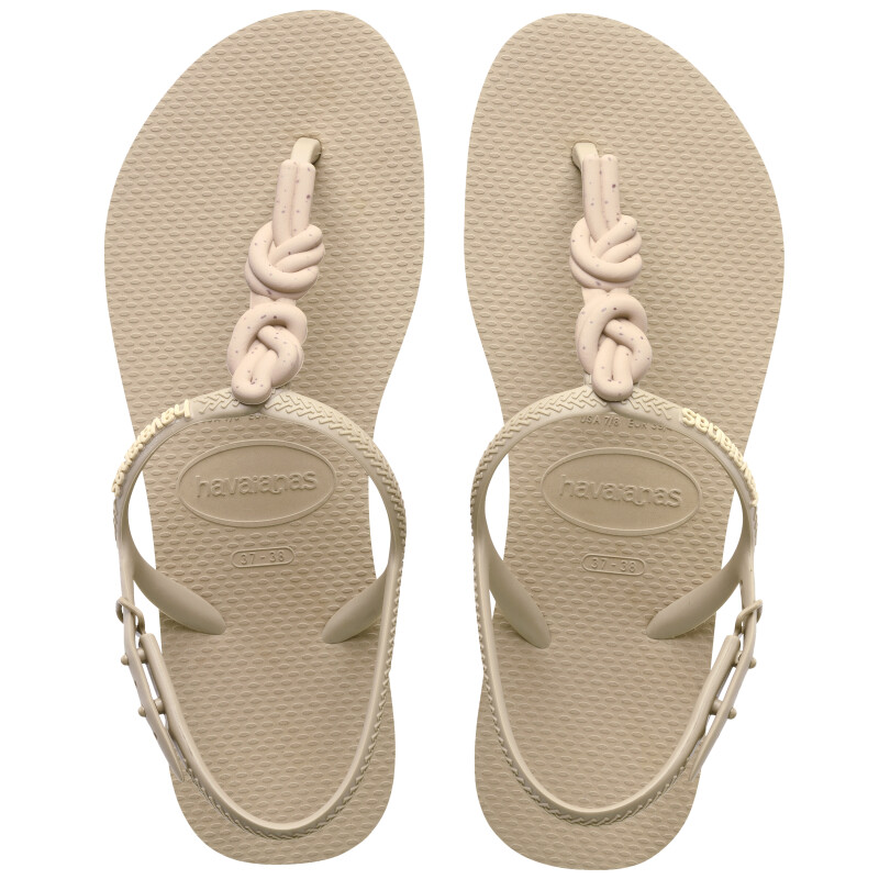 Sandalias de Mujer Havaianas Twist Plus Beige Paja