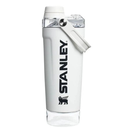 Vaso térmico Stanley Vitalize Shaker 590 ml para batidos de proteínas Blanco