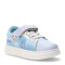 Championes Infantiles Disney Frozen Plataforma Velcro Lila - Celeste - Plateado