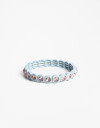 Pulseras Elásticas Strass Pulsera Elástica Color Y Strass - Combinacion Bicolor