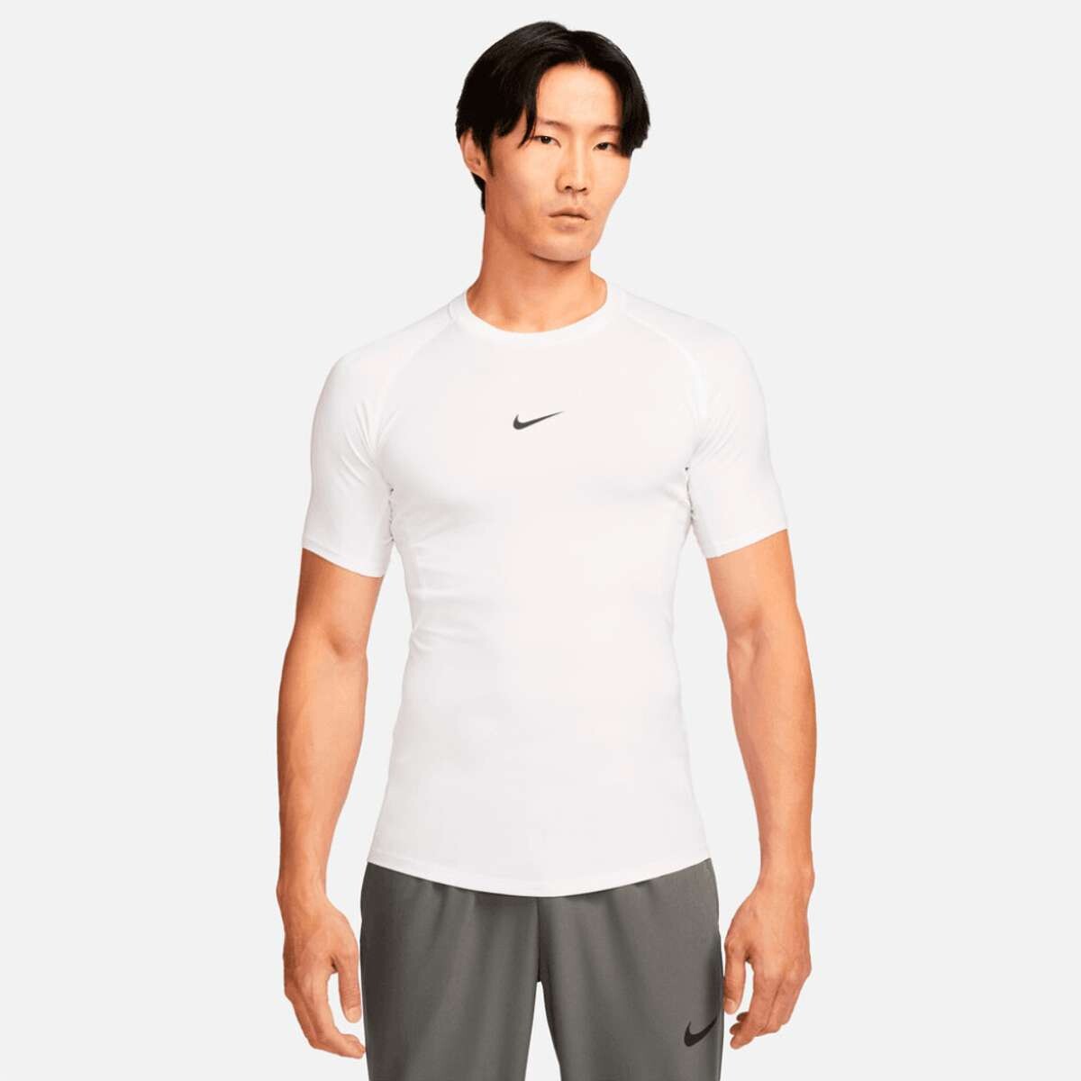 Remera Nike Pro Top de Hombre - Blanco 