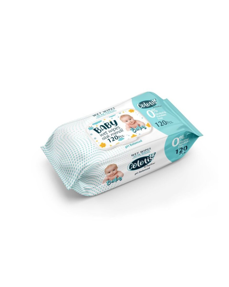 Toallitas húmedas para bebé Colotis - x 120 unidades 