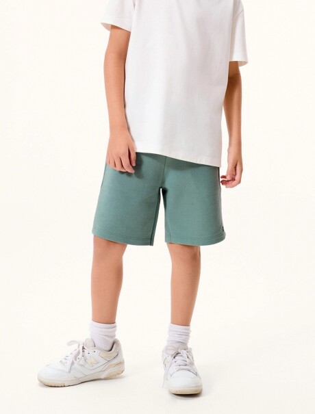 BERMUDA BÁSICA INFANTIL VERDE