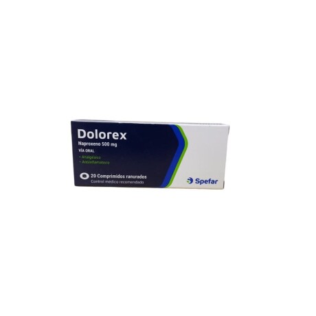 Analgésico Antiinflamatorio Dolorex Naproxeno 500mg 001