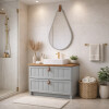 Mueble De Baño Mgm Sense De 80 Cm En Mdf, 1 Gv, 1 Unidad Color Pistacho/freejo Mueble De Baño Mgm Sense De 80 Cm En Mdf, 1 Gv, 1 Unidad Color Pistacho/freejo