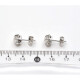 Caravanas En Oro 18K Blanco Y Brillantes 1.20 Ct Caravanas En Oro 18K Blanco Y Brillantes 1.20 Ct