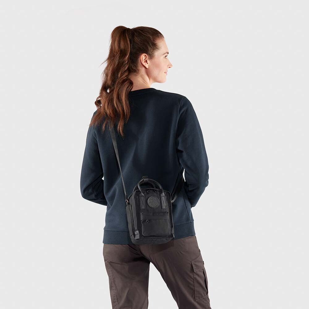 Crossbody Fjallraven Kanken No. 2 Black Sling Unisex Black
