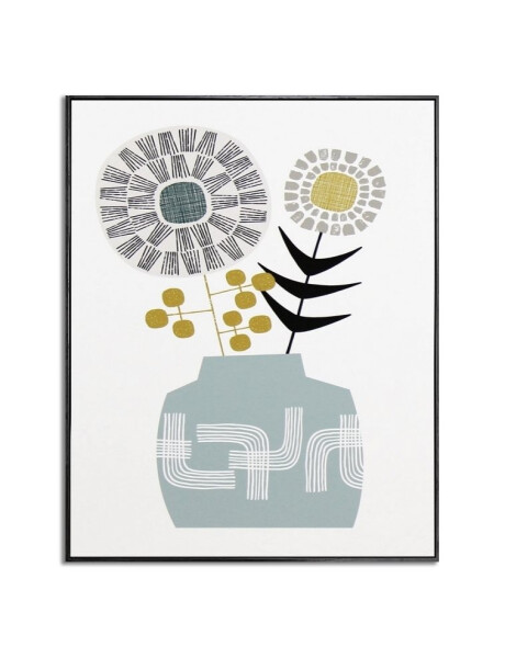 CUADRO CANVAS 40x50cm MARCO FLORERO GEOMÉTRICO 3 CUADRO CANVAS 40x50cm MARCO FLORERO GEOMÉTRICO 3