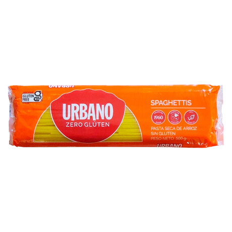 FIDEOS SIN GLUTEN URBANO 500GRS SPAGHETTI