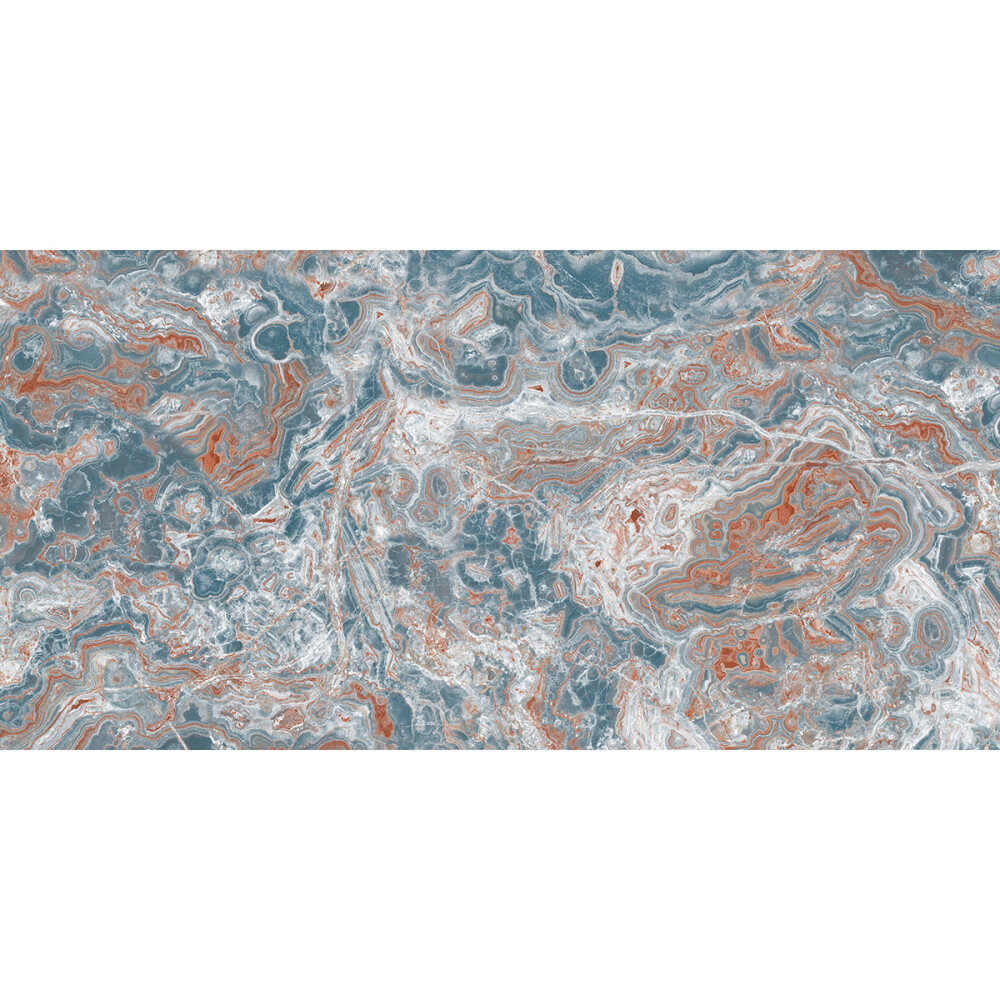 PORCELANATO ZARONI ONIX AQUA 60x120 CM POL Porcelanato Zaroni Onix Aqua 60x120 Cm Pol