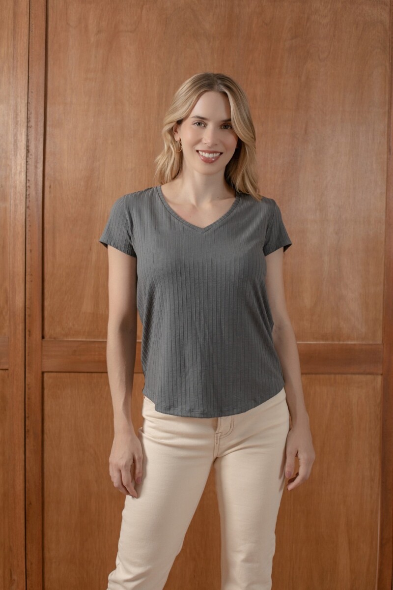 Remera Canelada Remera Canelada