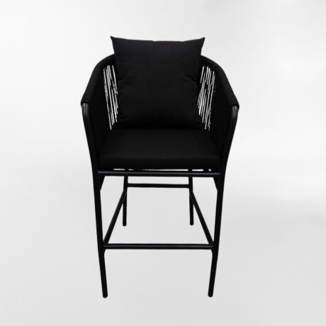 BANQUETA DE EXTERIOR LUKA NEGRO