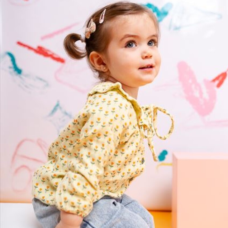 Blusa Yellow Flowers Blusa Yellow Flowers
