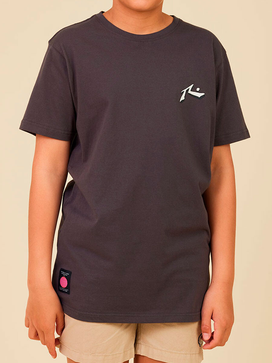 T-SHIRT BLUNES TEEN RUSTY - Gris Oscuro 