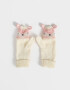 Guantes Infantiles Animalito Guante Infantiles De Osito - Blanco Crudo