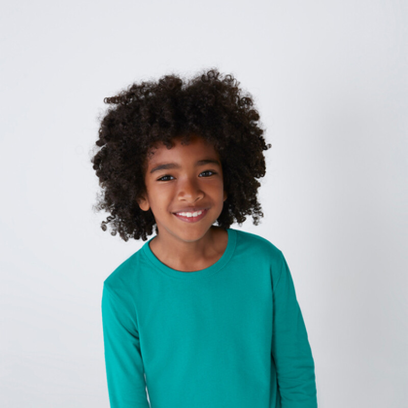 CAMISETA ML MASC VERDE OSCURO