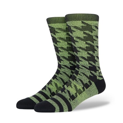 Medias Houndstooth Verde