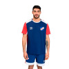 Remera Umbro Nacional Entrenamiento de Hombre - NU143004 Azul-rojo