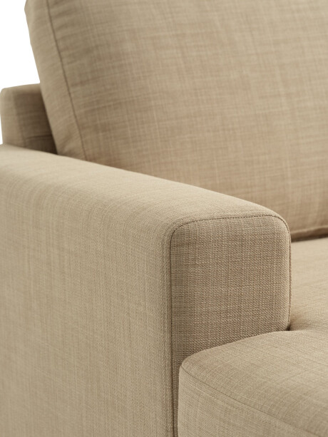 Sofá EGENSE con chaise longue tela arena Sofá EGENSE con chaise longue tela arena