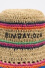 GORRO BUCKET RAFIA Rosa