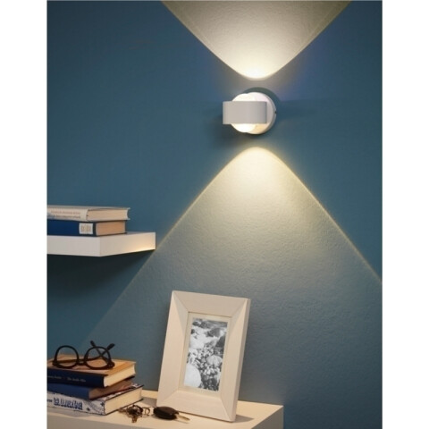 Aplique bidireccional LED blanco 2X2,5W 3000K ONO2 EG2174