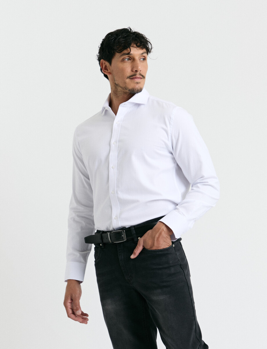 CAMISA HARRINGTON SELECT - Blanco 