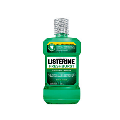 Enjuague Bucal Listerine Fresh Burst 500 Ml. Enjuague Bucal Listerine Fresh Burst 500 Ml.