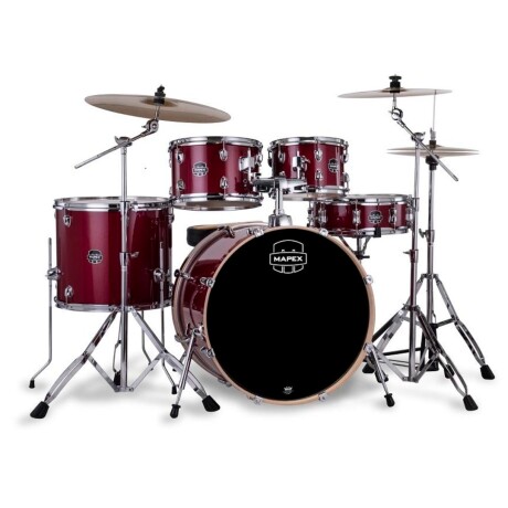 Bateria Mapex Venus Ve5045ftvm Crimson Red Sparkle Con Hardware Bateria Mapex Venus Ve5045ftvm Crimson Red Sparkle Con Hardware