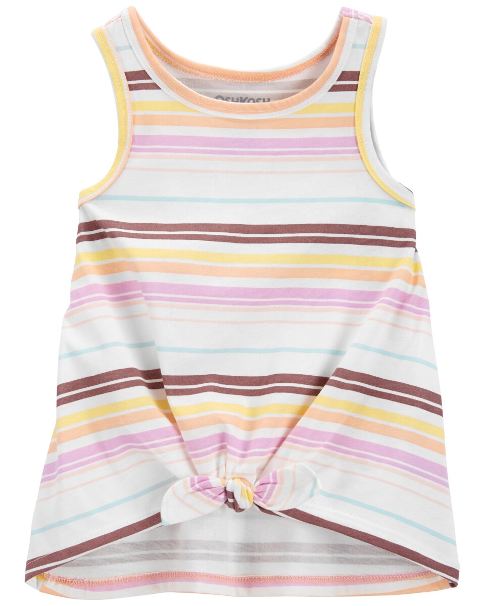 Musculosa A Rayas con Moña 