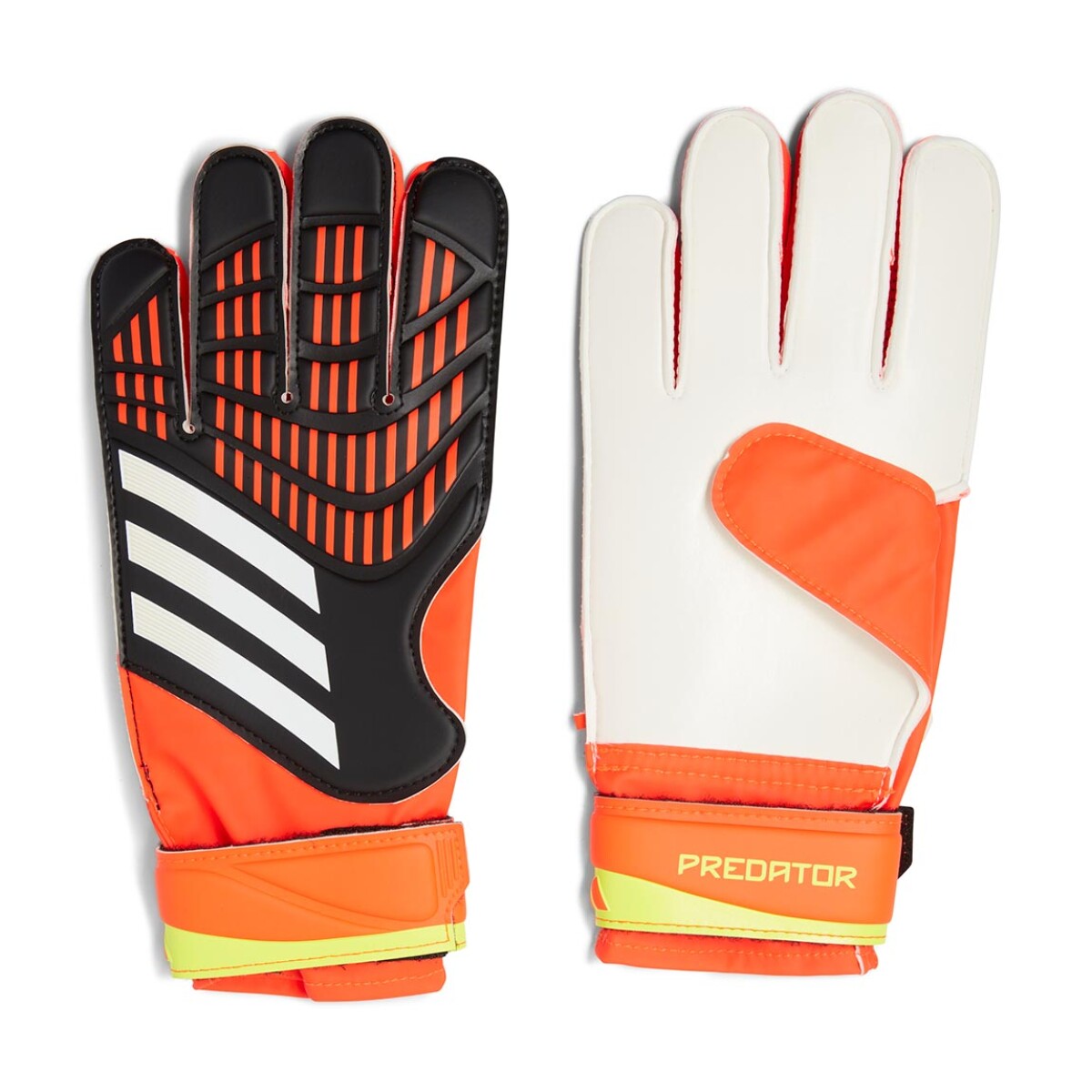 Guantes Golero Adidas Predator Training - Negro-rojo 