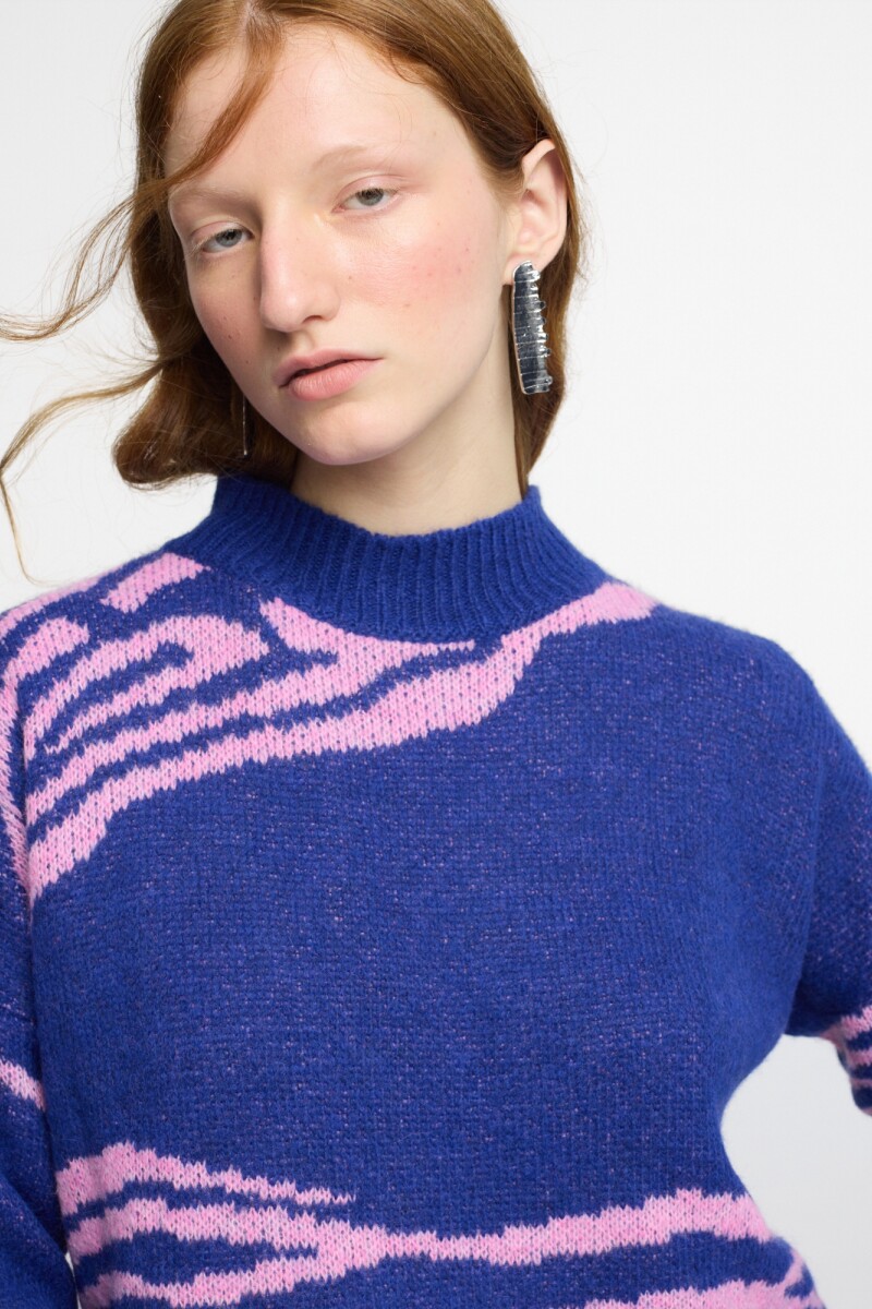 FEFE SWEATER Blue